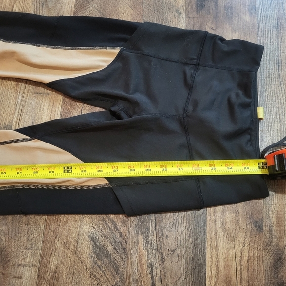 Loop Sports Girls LOGO Leggings JR Beige Size 10 - Picture 6 of 11